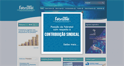 Desktop Screenshot of febratel.org.br